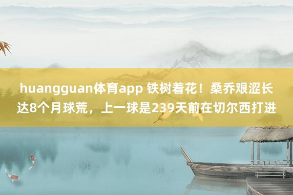 huangguan体育app 铁树着花！桑乔艰涩长达8个月球荒，上一球是239天前在切尔西打进