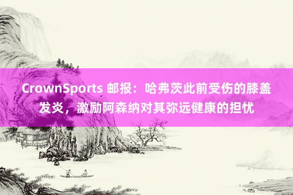 CrownSports 邮报：哈弗茨此前受伤的膝盖发炎，激励阿森纳对其弥远健康的担忧