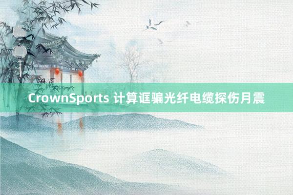 CrownSports 计算诓骗光纤电缆探伤月震