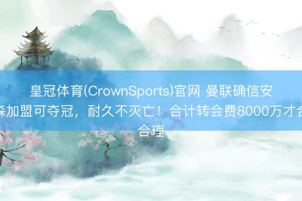 皇冠体育(CrownSports)官网 曼联确信安德森加盟可夺冠，耐久不灭亡！合计转会费8000万才合理